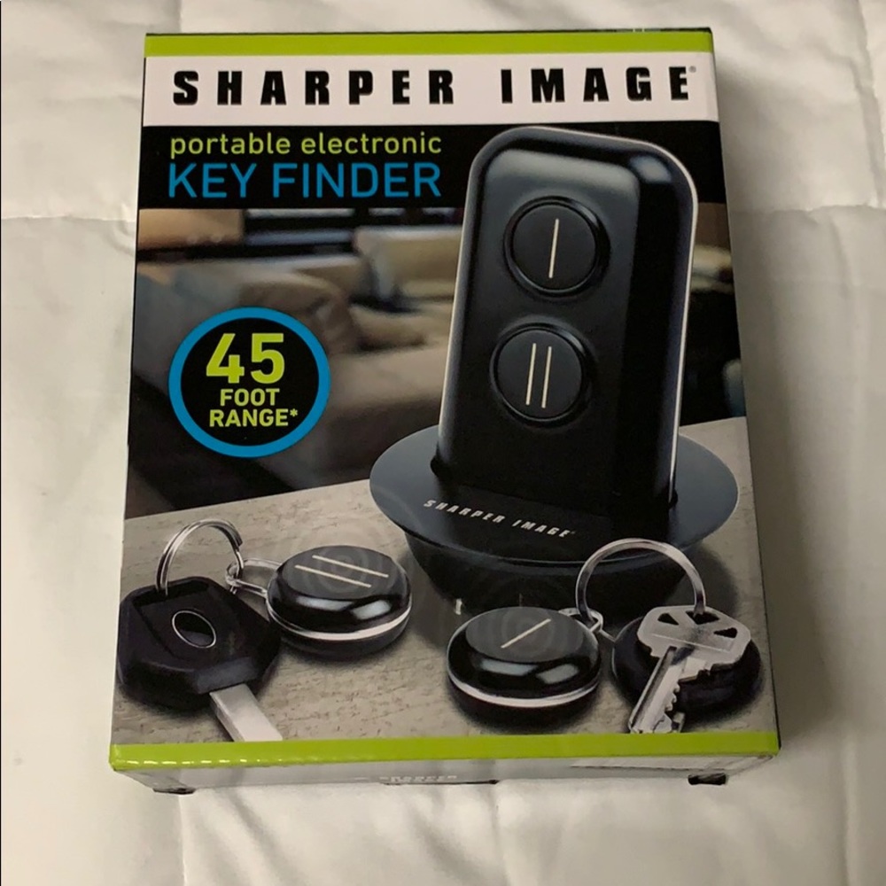 Sharper Image Portable Electronic Key Finder 45 ft